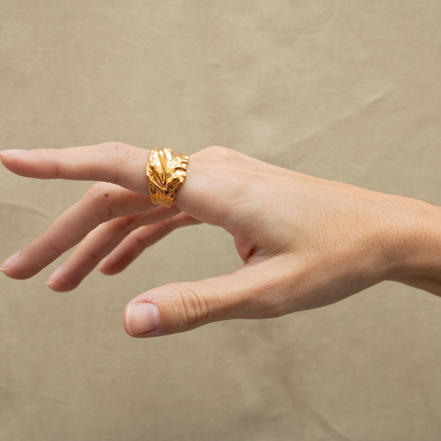 Anillo Laminaria Oro Salá