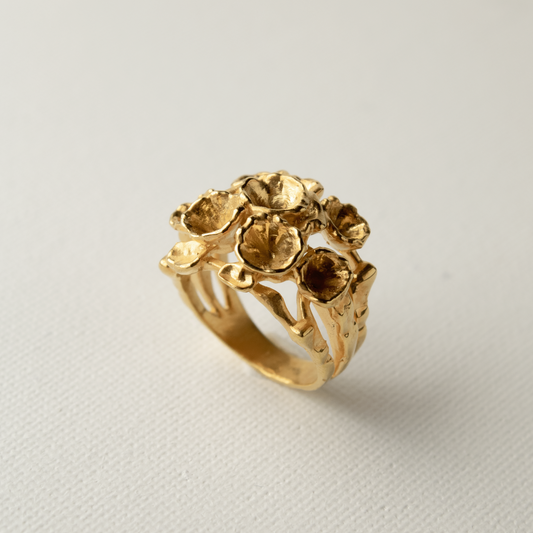 Anillo Coralina Oro Salá