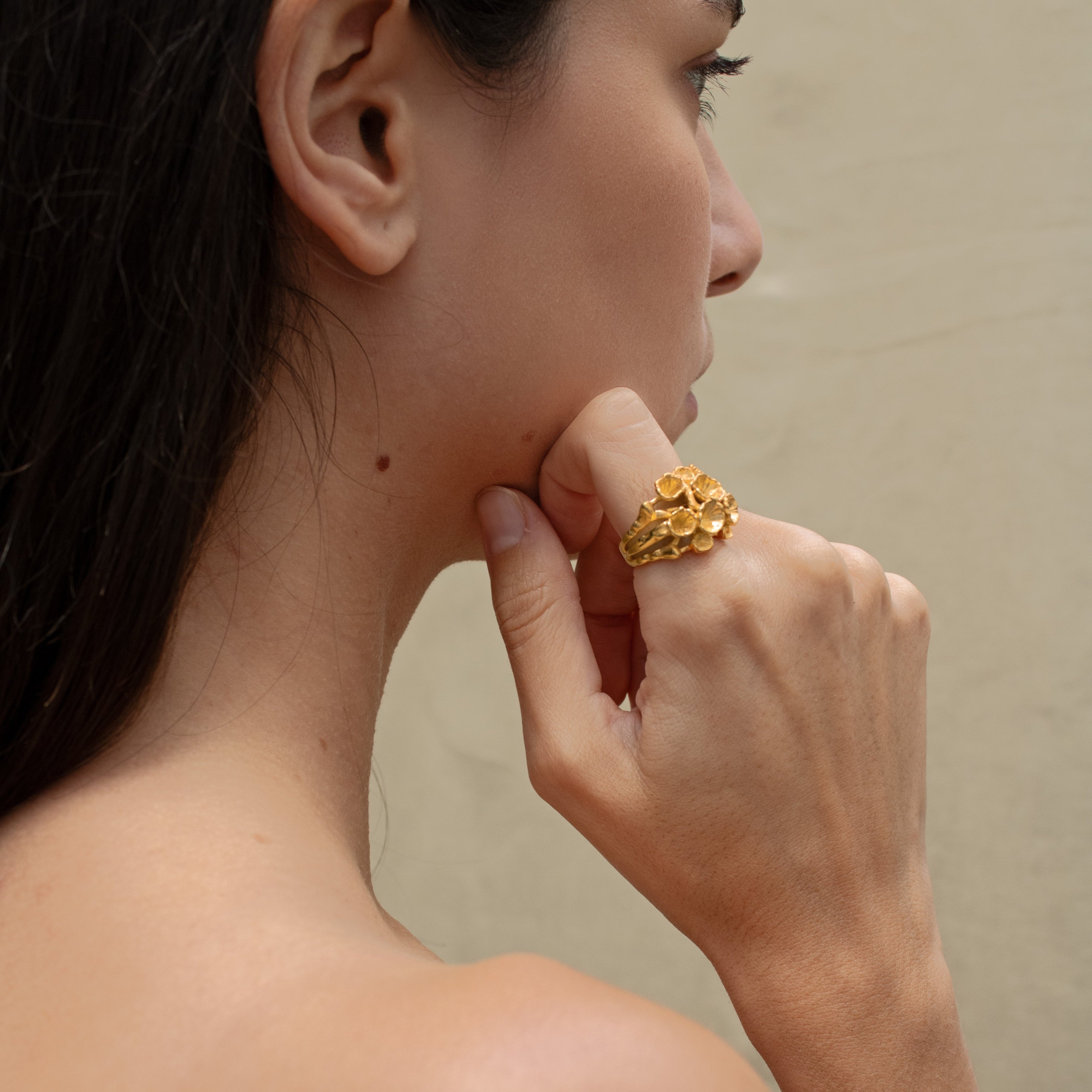 Anillo Coralina Oro Salá