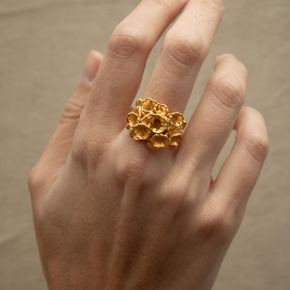 Anillo Coralina Oro Salá