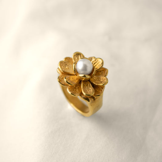 Anillo Perla Sala Oro 1