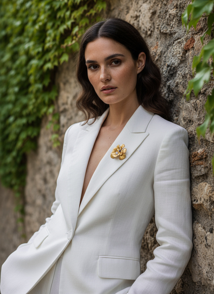 BROCHE GAIA ORO - salá