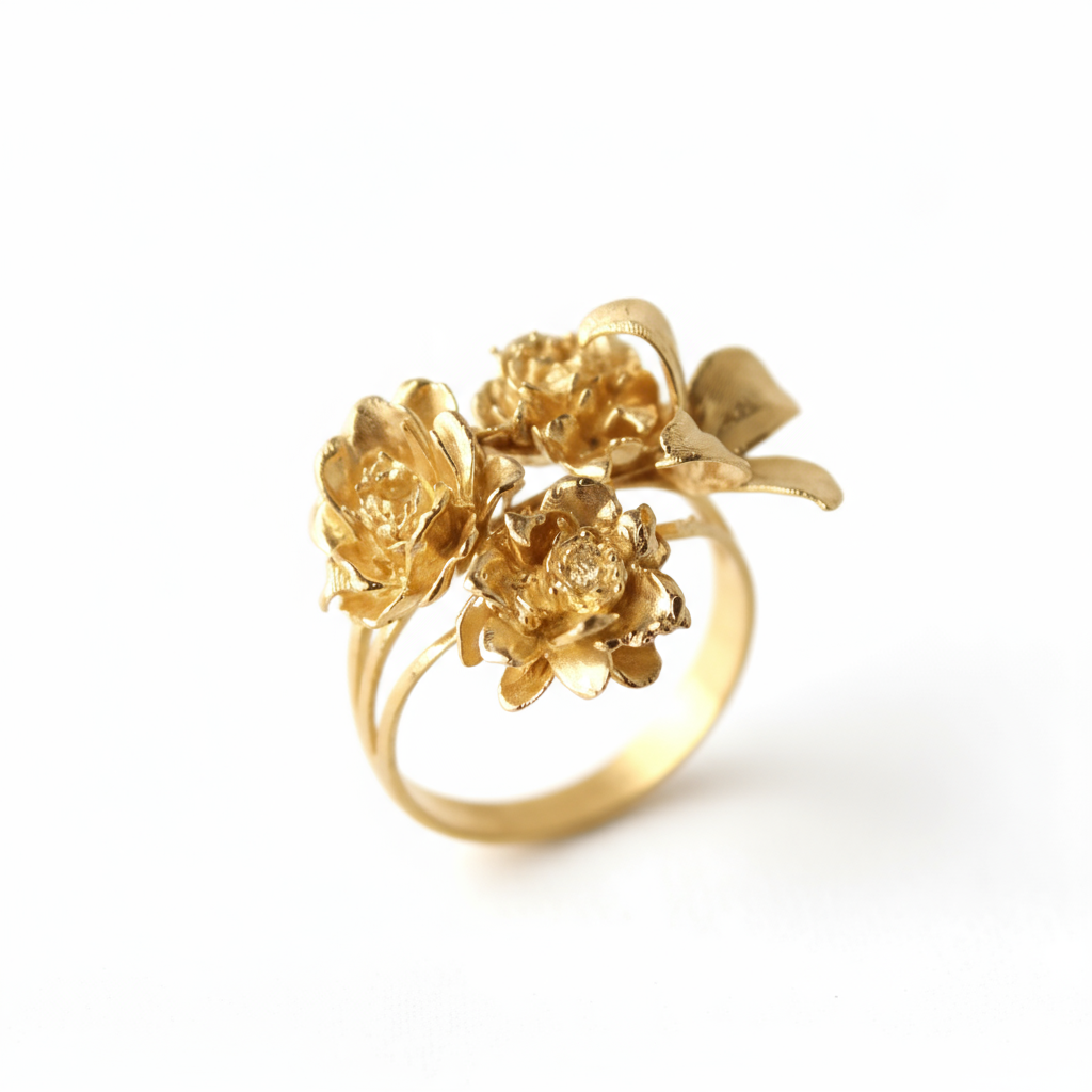 ANILLO RAMITO ORO - salá